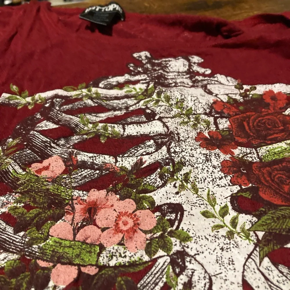 Hot Topic burgundy tank top - Picture 7 of 8